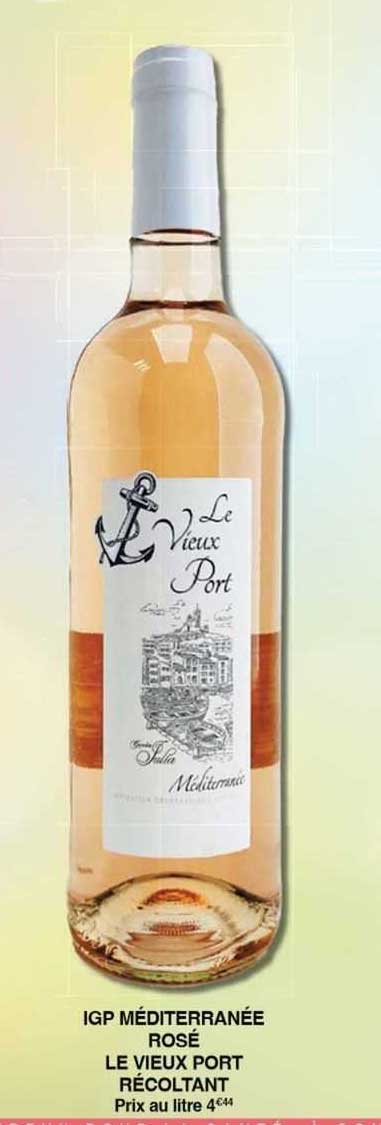 igp méditerranée rosé le vieux port récoltant