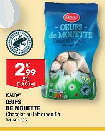 isaura œufs de mouette