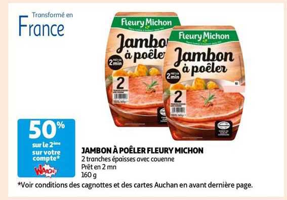 jambon à poêler fleury michon