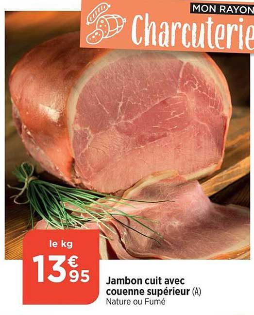 Jambon Cuit Avec Couenne Supérieur