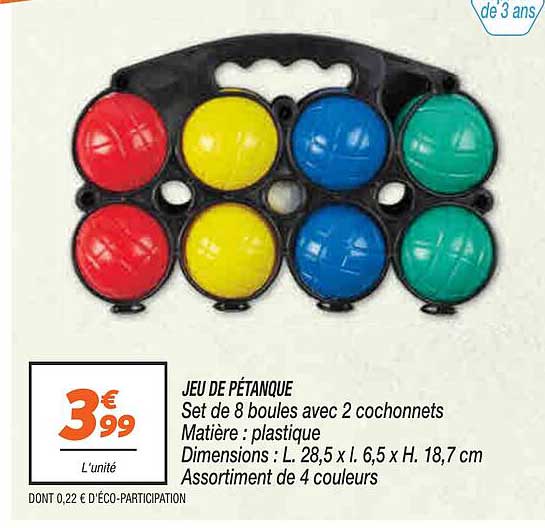 jeu de pétanque