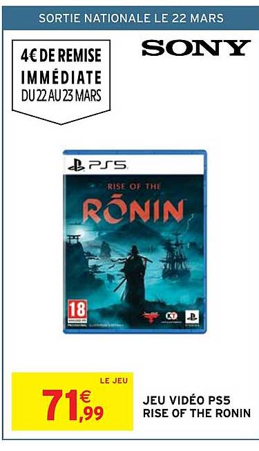 jeu vidéo ps5 rise of the ronin