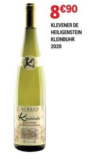 klevener de heiligenstein kleinbuhr 2020