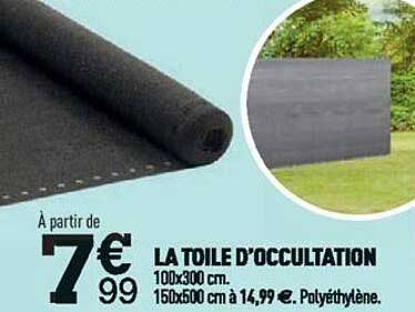 la toile d'occultation