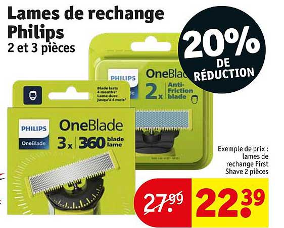 Lames De Rechange Philips