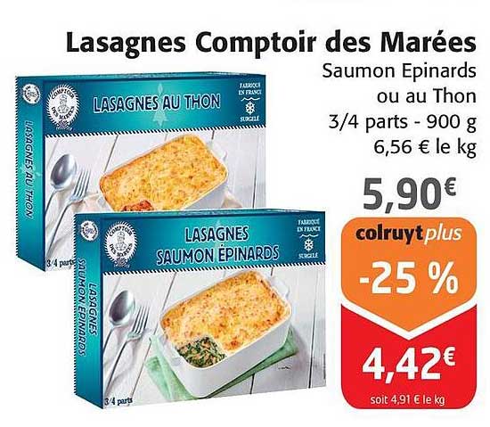 lasagnes comptoir de marées