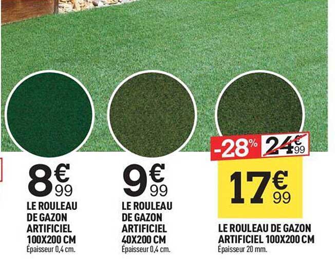 le rouleau de gazon artificiel 100x200 cm le rouleau de gazon artificiel 40x200 cm le rouleau de gazon artificiel 100x200 cm