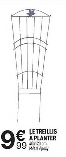 le treillis à planter