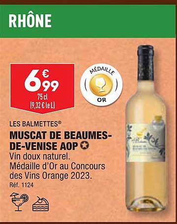 les balmettes muscat de beaumes-de-venise aop