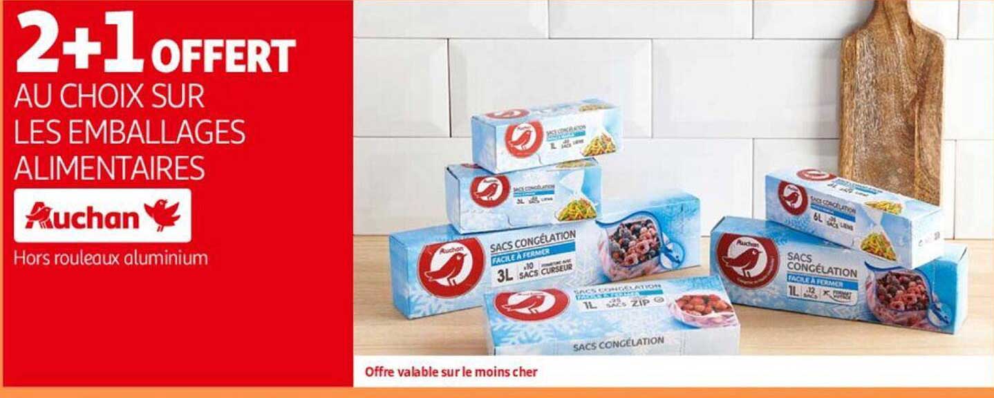 les emballages alimentaires auchan