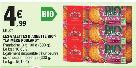 les galettes d'annette bio "la mère poulard"
