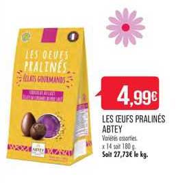 Les œufs Pralinés Abtey