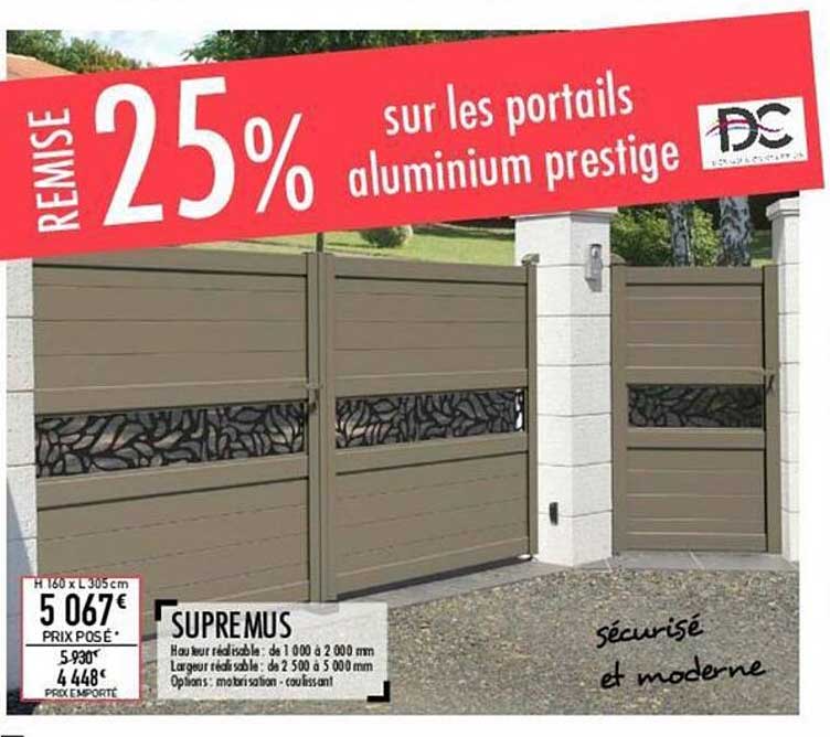 les portails aluminium prestige