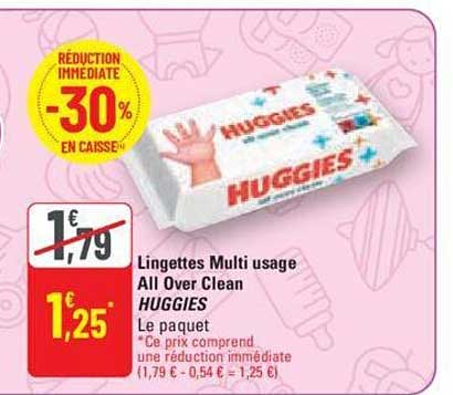 lingettes multi usage all over clean huggies