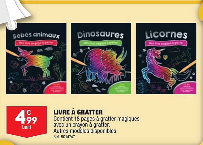 livre à gratter