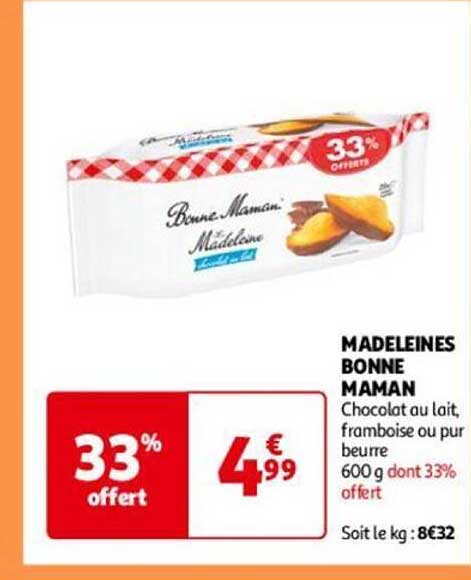 madeleines bonne maman