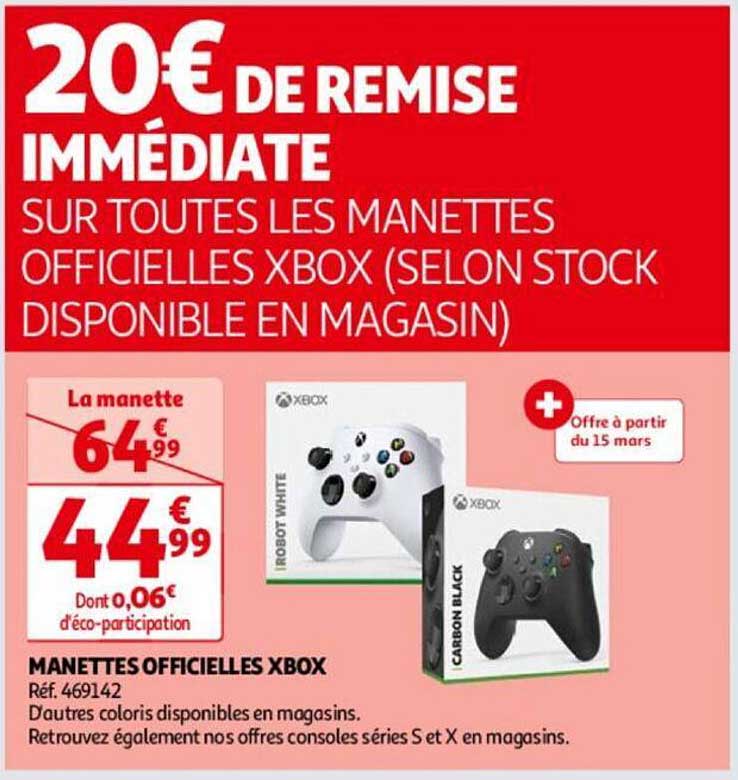 manettes officielles xbox