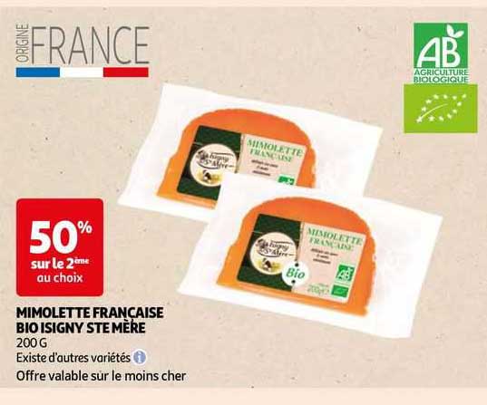 mimolette française bio isigny ste mère