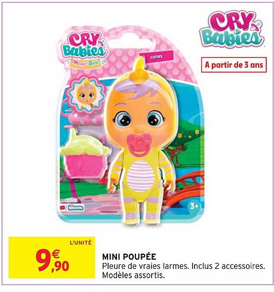 mini poupée cry babies