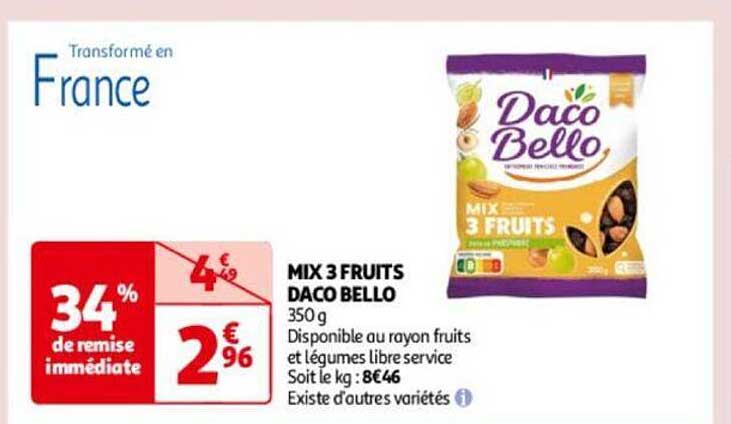 mix 3 fruits daco bello