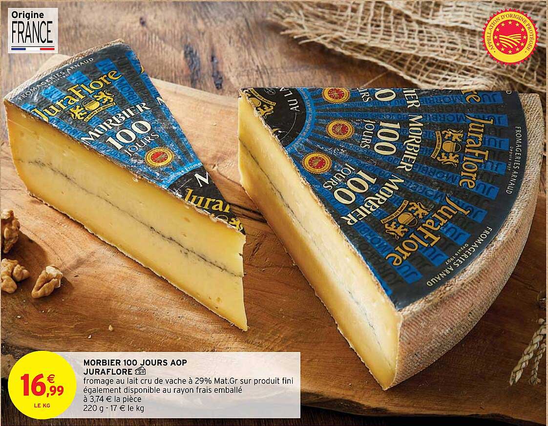 morbier 100 jours aop juraflore