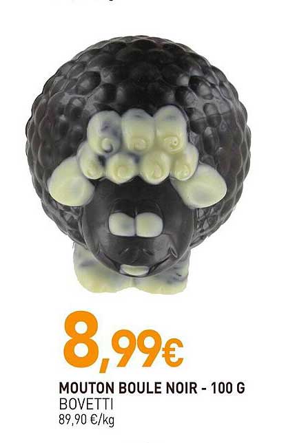mouton boule noir bovetti