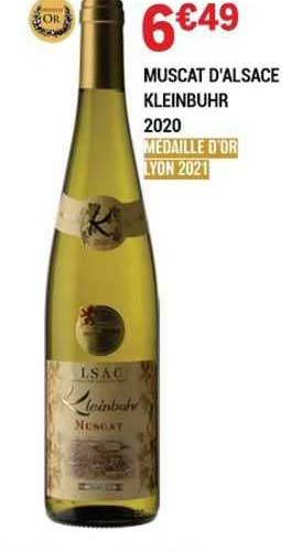 muscat d'alsace kleinbuhr 2020