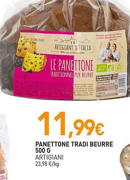 panettone tradi beurre artigiani