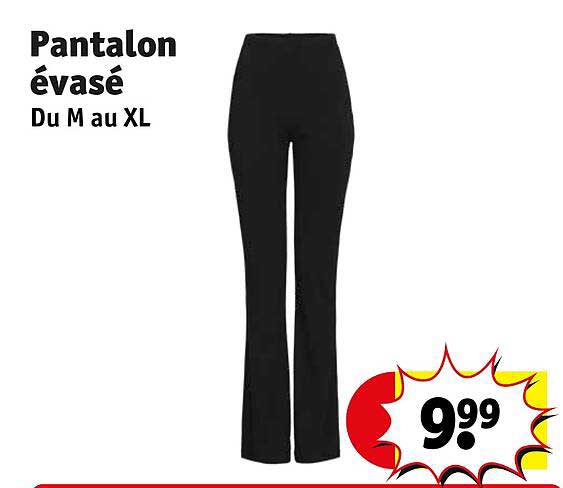 pantalon évasé