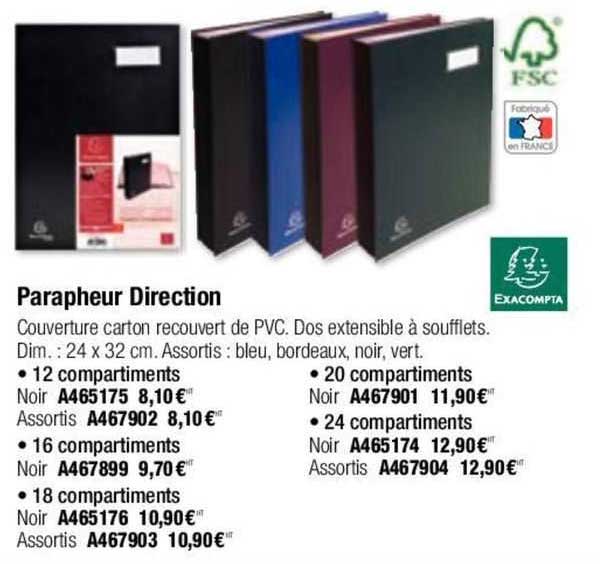 parapheur direction exacompta