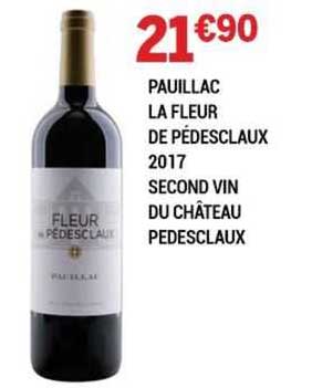 pauillac la fleur de pédesclaux 2017 second vin du château pedesclaux