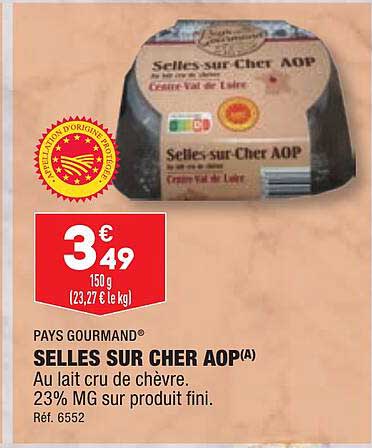pays gourmand selles sur cher aop