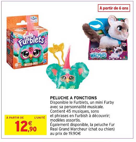 peluche à fonctions