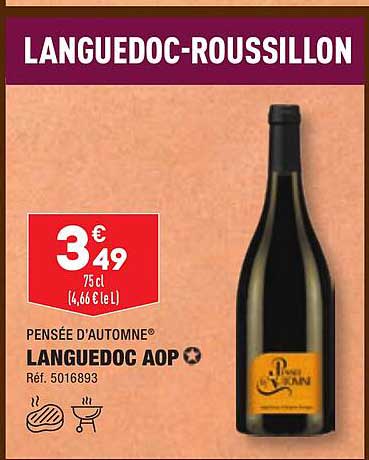 pensée d'automne languedoc aop