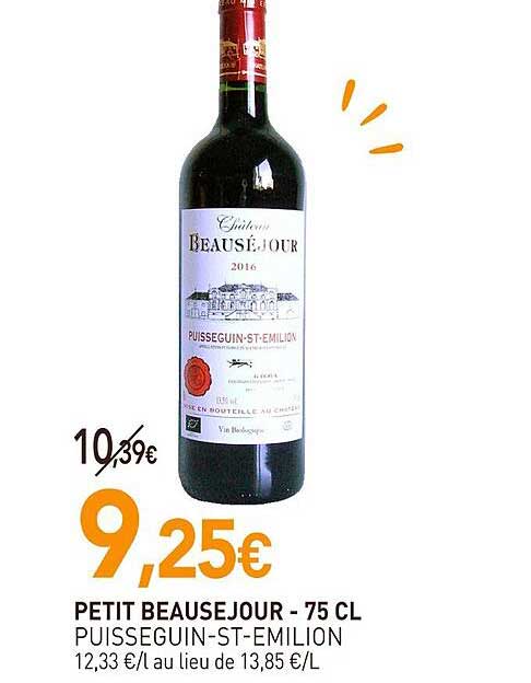 Petit Beausejour Puisseguin-st-emilion