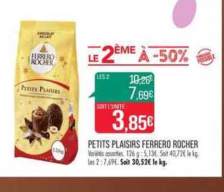 petits plaisirs ferrero rocher