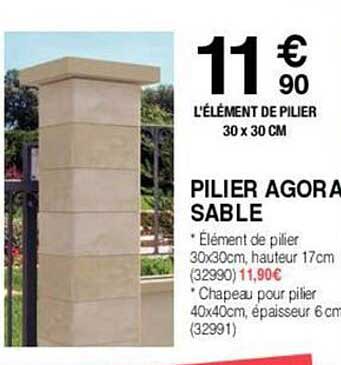 pilier agora sable