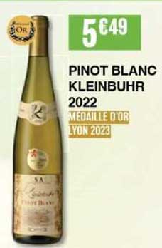 pinot blanc kleinbuhr 2022