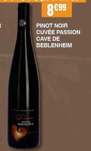 pinot noir cuvée passion cave de beblenheim