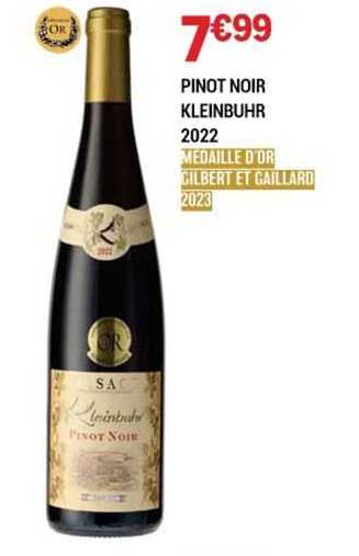 pinot noir kleinbuhr 2022