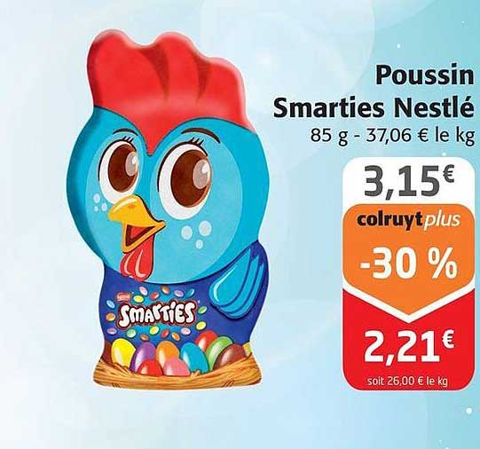 poussin smarties nestlé
