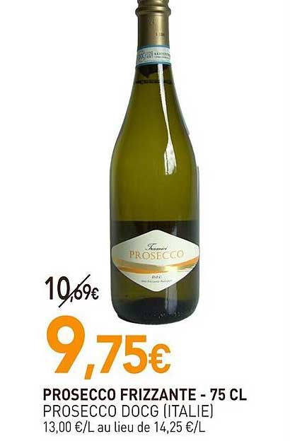 prosecco frizzante - docg (italie)