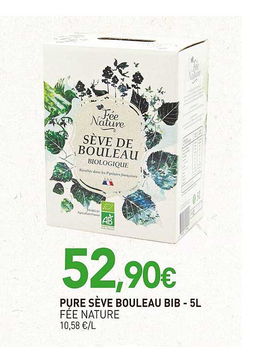 pure sève bouleaux bib fée nature