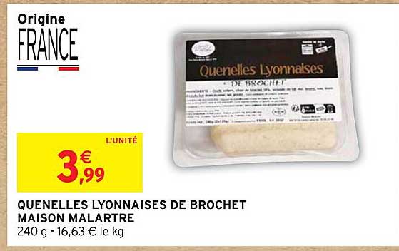 quenelles lyonnaises de brochet maison malartre