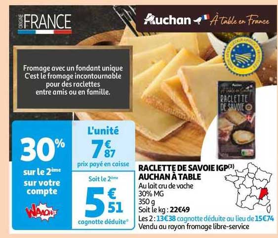 raclettes de savoie igp aucha à table