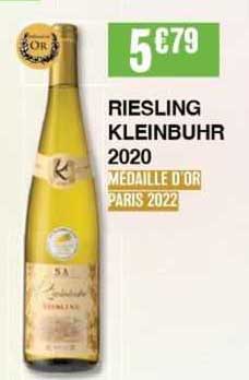 riesling kleinbuhr 2020