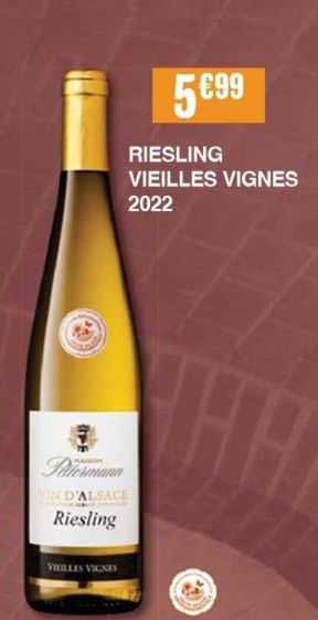 riesling vieilles vignes 2022