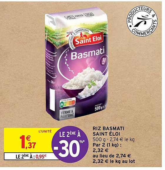 riz basmati saint éloi