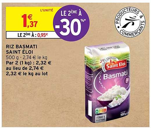 riz basmati saint éloi