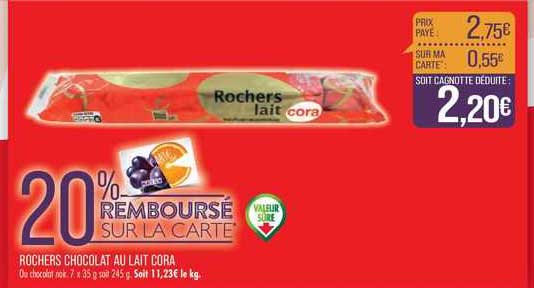 Rochers Chocolat Au Lait Cora
